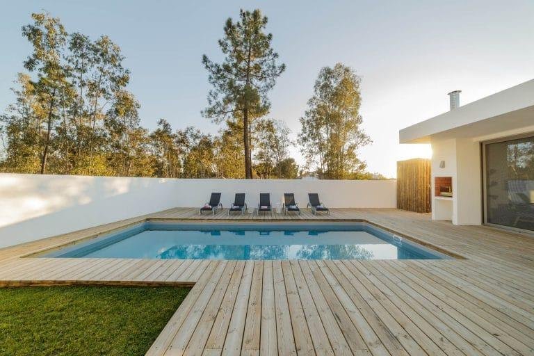 piscine en bois